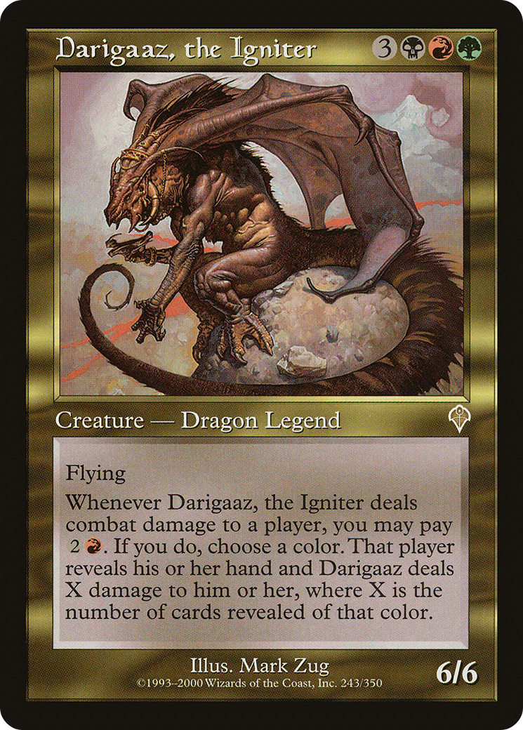 Darigaaz, the Igniter [Invasion]