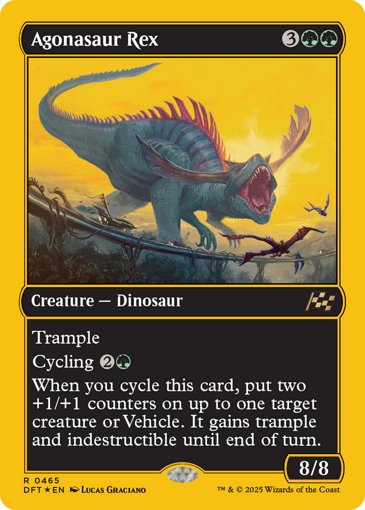 Agonasaur Rex (First-Place Foil) (-465) - Aetherdrift