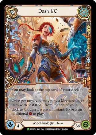 Dash I/O [HER094] (Promo)  Rainbow Foil