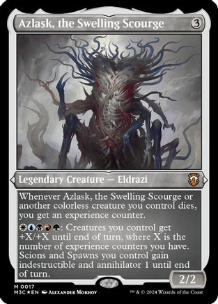 Azlask, the Swelling Scourge (Foil Etched) (M3C-017) - Commander: Modern Horizons 3 Foil