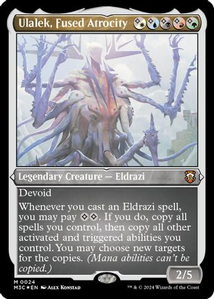 Ulalek, Fused Atrocity (Foil Etched) (M3C-024) - Commander: Modern Horizons 3 Foil