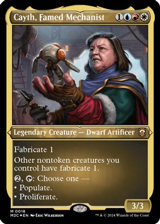 Cayth, Famed Mechanist (Foil Etched) (M3C-018) - Commander: Modern Horizons 3 Foil