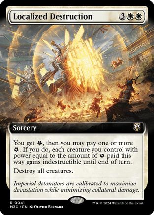 Localized Destruction (Extended Art) (Ripple Foil) (M3C-041) - Commander: Modern Horizons 3 Foil
