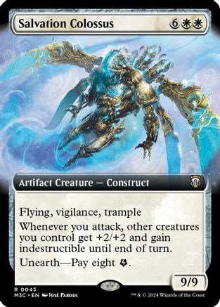 Salvation Colossus (Extended Art) (Ripple Foil) (M3C-043) - Commander: Modern Horizons 3 Foil