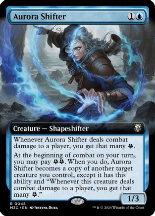 Aurora Shifter (Extended Art) (Ripple Foil) (M3C-045) - Commander: Modern Horizons 3 Foil