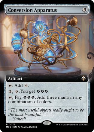 Conversion Apparatus (Extended Art) (Ripple Foil) (M3C-076) - Commander: Modern Horizons 3 Foil