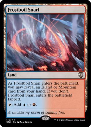 Frostboil Snarl (Ripple Foil) (M3C-344) - Commander: Modern Horizons 3 Foil