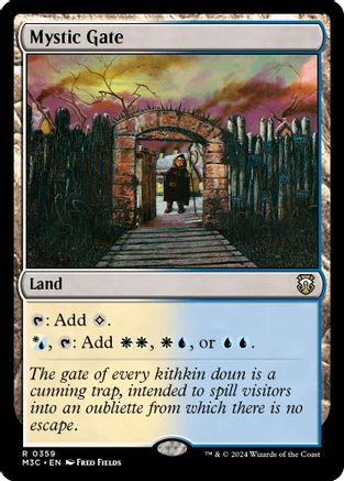 Mystic Gate (Ripple Foil) (M3C-359) - Commander: Modern Horizons 3 Foil