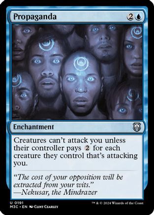 Propaganda (Ripple Foil) (M3C-191) - Commander: Modern Horizons 3 Foil