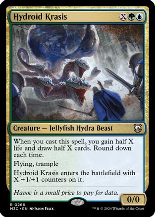 Hydroid Krasis (Ripple Foil) (M3C-266) - Commander: Modern Horizons 3 Foil
