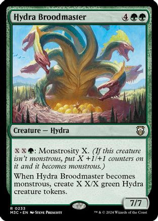 Hydra Broodmaster (Ripple Foil) (M3C-233) - Commander: Modern Horizons 3 Foil