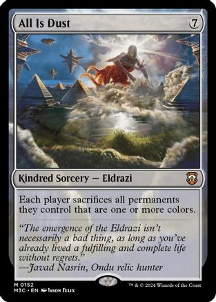All Is Dust (Ripple Foil) (M3C-152) - Commander: Modern Horizons 3 Foil