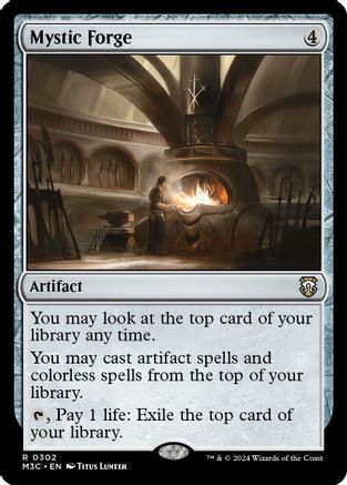 Mystic Forge (Ripple Foil) (M3C-302) - Commander: Modern Horizons 3 Foil