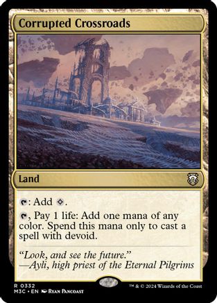 Corrupted Crossroads (Ripple Foil) (M3C-332) - Commander: Modern Horizons 3 Foil