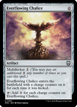 Everflowing Chalice (Ripple Foil) (M3C-291) - Commander: Modern Horizons 3 Foil