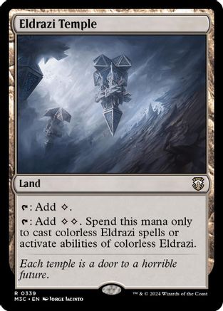 Eldrazi Temple (Ripple Foil) (M3C-339) - Commander: Modern Horizons 3 Foil