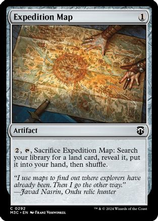 Expedition Map (Ripple Foil) (M3C-292) - Commander: Modern Horizons 3 Foil