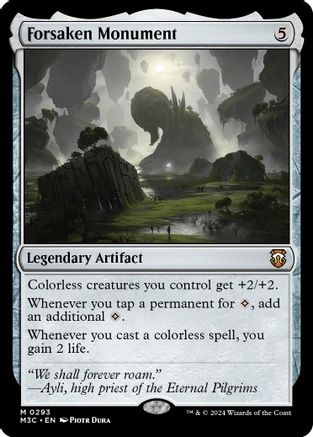 Forsaken Monument (Ripple Foil) (M3C-293) - Commander: Modern Horizons 3 Foil