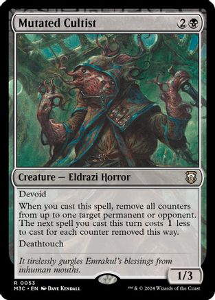 Mutated Cultist (Ripple Foil) (M3C-053) - Commander: Modern Horizons 3 Foil