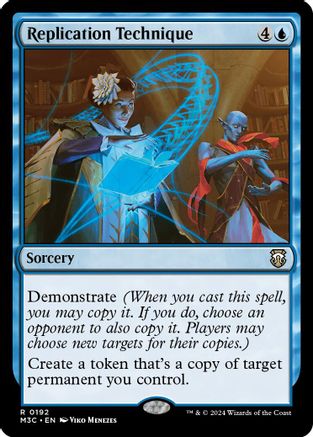 Replication Technique (Ripple Foil) (M3C-192) - Commander: Modern Horizons 3 Foil