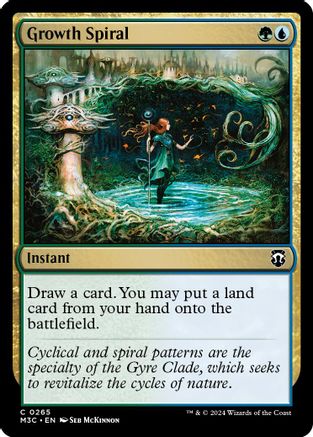 Growth Spiral (Ripple Foil) (M3C-265) - Commander: Modern Horizons 3 Foil