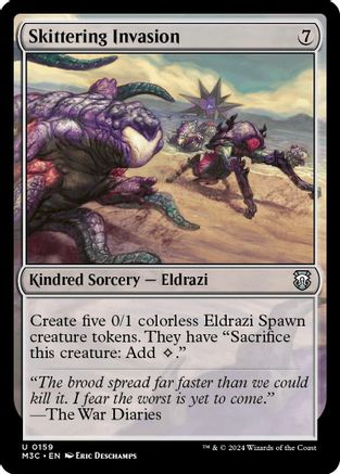 Skittering Invasion (Ripple Foil) (M3C-159) - Commander: Modern Horizons 3 Foil