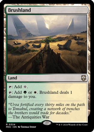 Brushland (Ripple Foil) (M3C-324) - Commander: Modern Horizons 3 Foil
