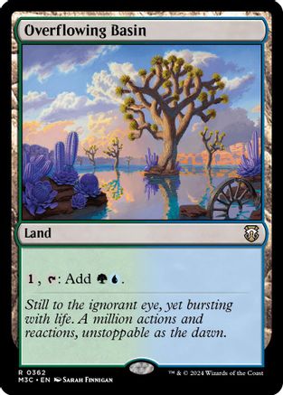 Overflowing Basin (Ripple Foil) (M3C-362) - Commander: Modern Horizons 3 Foil