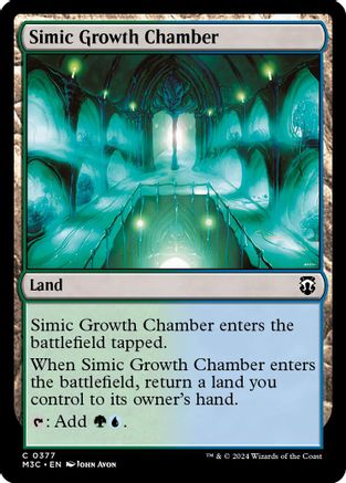 Simic Growth Chamber (Ripple Foil) (M3C-377) - Commander: Modern Horizons 3 Foil