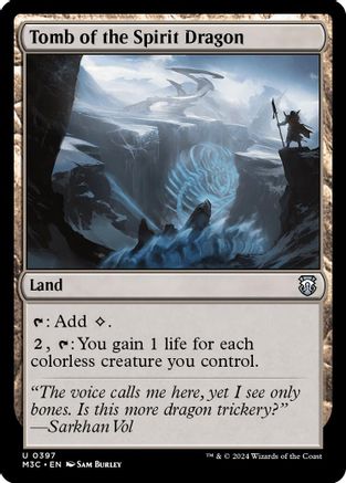 Tomb of the Spirit Dragon (Ripple Foil) (M3C-397) - Commander: Modern Horizons 3 Foil