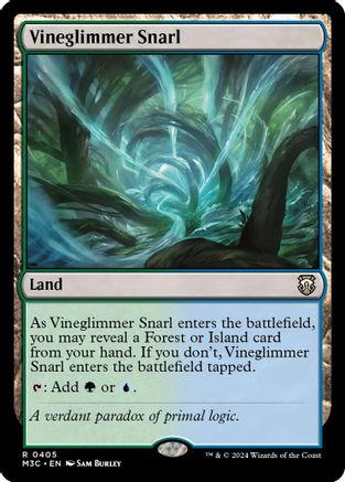 Vineglimmer Snarl (Ripple Foil) (M3C-405) - Commander: Modern Horizons 3 Foil