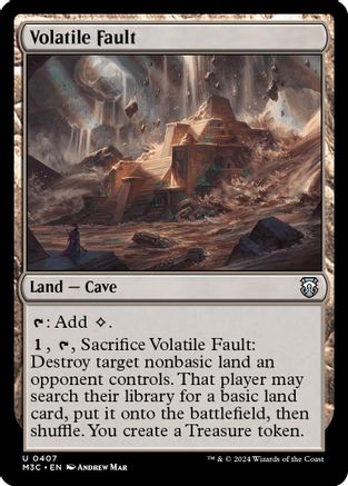 Volatile Fault (Ripple Foil) (M3C-407) - Commander: Modern Horizons 3 Foil
