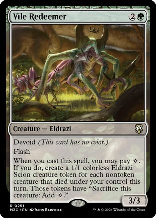 Vile Redeemer (Ripple Foil) (M3C-251) - Commander: Modern Horizons 3 Foil