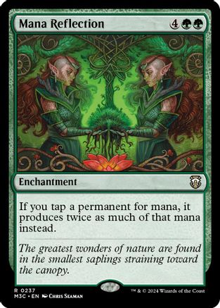 Mana Reflection (Ripple Foil) (M3C-237) - Commander: Modern Horizons 3 Foil