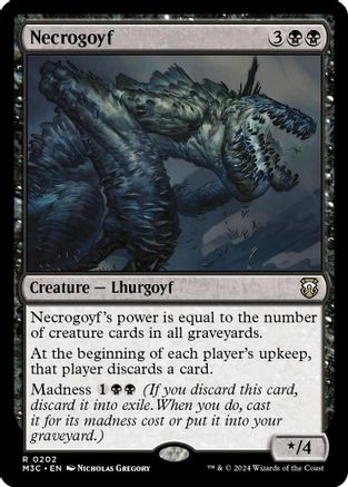 Necrogoyf (Ripple Foil) (M3C-202) - Commander: Modern Horizons 3 Foil