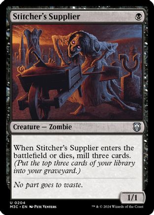 Stitcher's Supplier (Ripple Foil) (M3C-204) - Commander: Modern Horizons 3 Foil