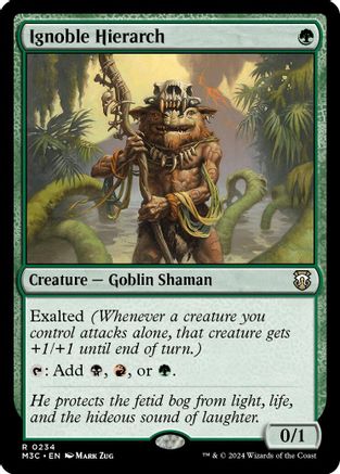 Ignoble Hierarch (Ripple Foil) (M3C-234) - Commander: Modern Horizons 3 Foil