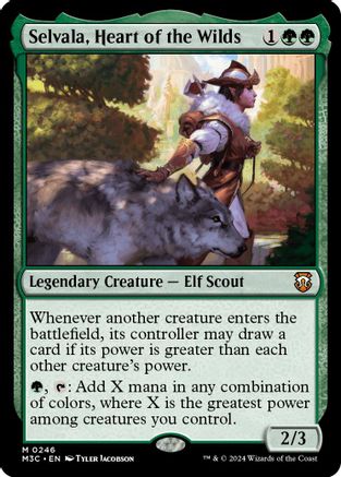 Selvala, Heart of the Wilds (Ripple Foil) (M3C-246) - Commander: Modern Horizons 3 Foil