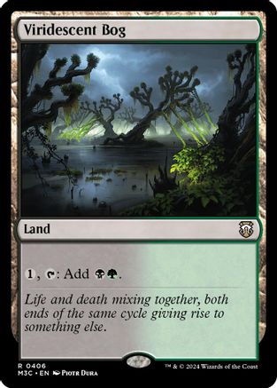 Viridescent Bog (Ripple Foil) (M3C-406) - Commander: Modern Horizons 3 Foil