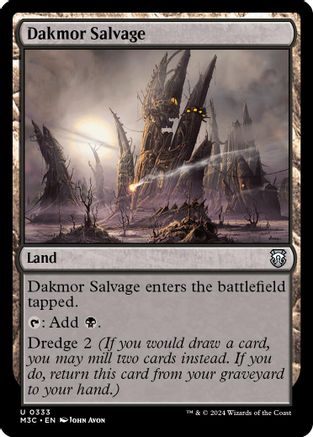 Dakmor Salvage (Ripple Foil) (M3C-333) - Commander: Modern Horizons 3 Foil