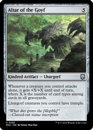 Altar of the Goyf (Ripple Foil) (M3C-282) - Commander: Modern Horizons 3 Foil