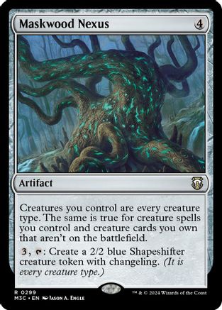 Maskwood Nexus (Ripple Foil) (M3C-299) - Commander: Modern Horizons 3 Foil