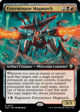 Exterminator Magmarch (Extended Art) (Ripple Foil) (M3C-072) - Commander: Modern Horizons 3 Foil