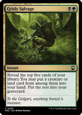Grisly Salvage (Ripple Foil) (M3C-263) - Commander: Modern Horizons 3 Foil