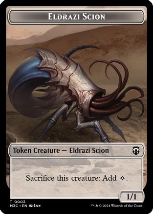 Eldrazi Scion // Eldrazi Spawn Double-Sided Token (M3C-3 // 2) - Commander: Modern Horizons 3