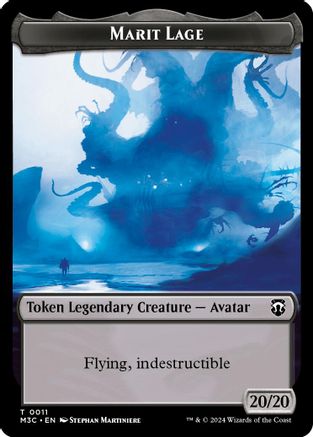 Marit Lage // Sand Warrior Double-Sided Token (M3C-11 // 23) - Commander: Modern Horizons 3