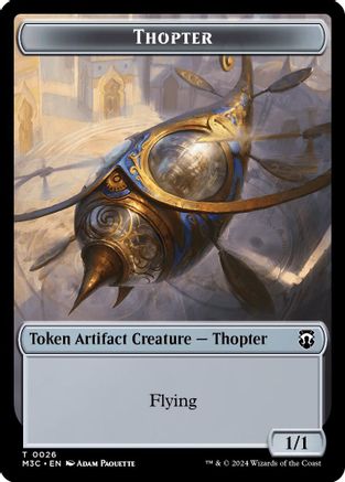 Thopter // Copy Double-Sided Token (M3C-26 // 1) - Commander: Modern Horizons 3