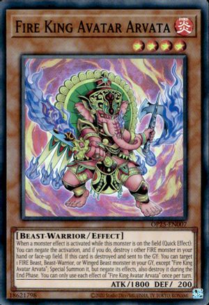 Fire King Avatar Arvata [OP25-EN007] Super Rare