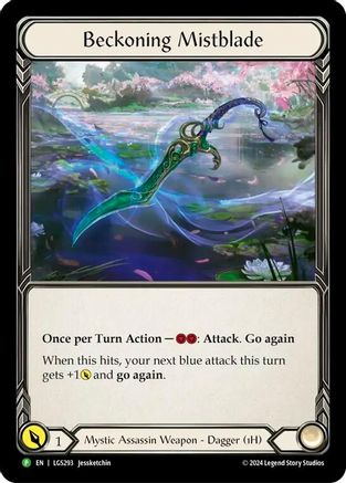 Beckoning Mistblade [LGS293] (Promo)  Cold Foil