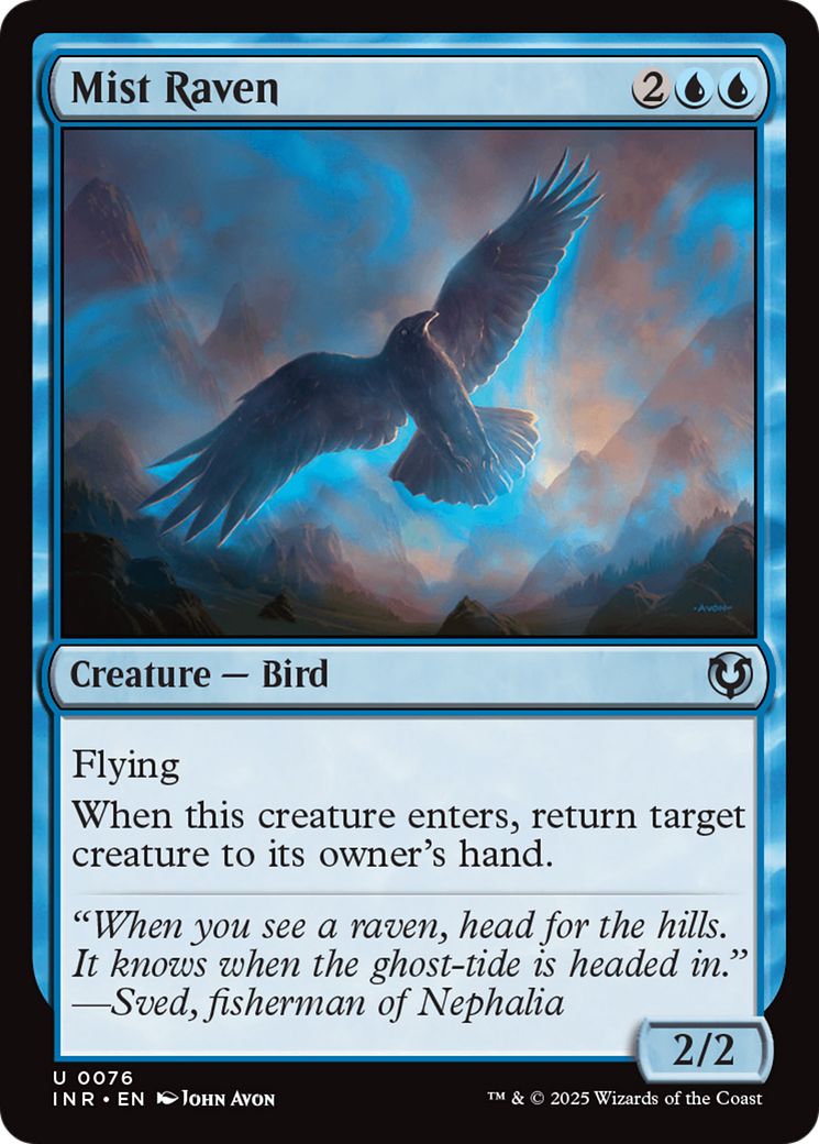 Mist Raven (-076) - Innistrad Remastered